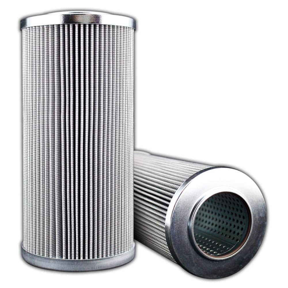 Replacement/Interchange Hydraulic Filter Element: Microglass, 10  µ