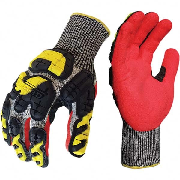 ironCLAD - Size S (7), ANSI Cut Lvl A3, Puncture Lvl 4, Abrasion Lvl 4, Nitrile Coated Cut Resistant Gloves - Americas Industrial Supply