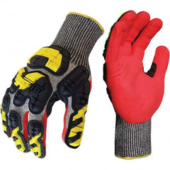 ironCLAD - Size XL (10), ANSI Cut Lvl A3, Puncture Lvl 4, Abrasion Lvl 4, Nitrile Coated Cut Resistant Gloves - Americas Industrial Supply
