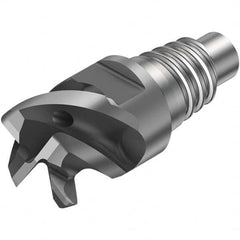 Sandvik Coromant - 1" Mill Diam, 0.6102" LOC, 0.6102" OAL, 5 Flute Square End Mill Head - Americas Industrial Supply