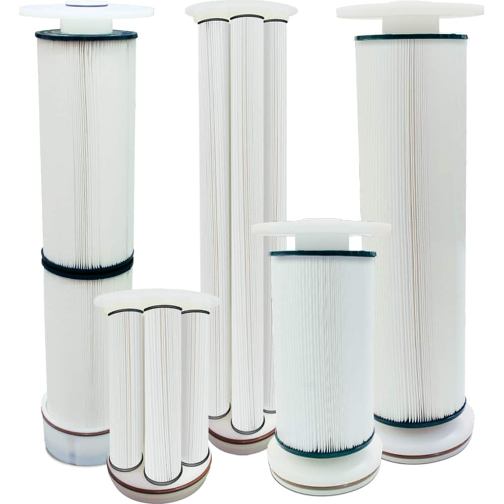 Hayward - Cartridge Filters; Style: Pleated ; Length (Inch): 10 ; Length (Decimal Inch): 10.0000 ; Outside Diameter (Decimal Inch): 2.5000 ; Outside Diameter (Inch): 2-1/2 ; Micron Rating: 30 - Exact Industrial Supply