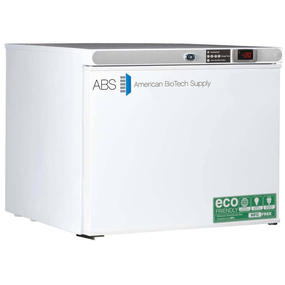 American BioTech Supply - Laboratory Refrigerators and Freezers; Type: Countertop Freestanding Freezer ; Volume Capacity: 1.7 Cu. Ft. ; Minimum Temperature (C): -15.00 ; Maximum Temperature (C): -25.00 ; Width (Inch): 23-3/4 ; Depth (Inch): 24 - Exact Industrial Supply