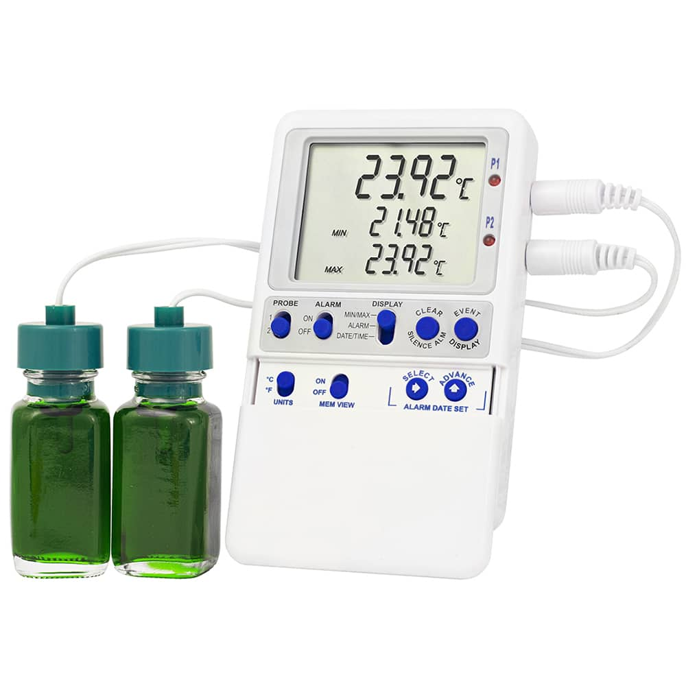 American BioTech Supply - Laboratory Refrigerators and Freezers; Type: Temperature Monitoring Device with USB Transfer ; Volume Capacity: Various ; Minimum Temperature (C): -50.00 ; Maximum Temperature (C): 60.00 ; Width (Inch): 2-3/4 ; Depth (Inch): 3/4 - Exact Industrial Supply