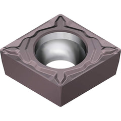 CPMT322ELU AC6040M Carbide Turning Insert Absotech Finish, 0.3819″ Long, 3/8″ Inscribed Circle, 0.0315″ Corner Radius, 0.1252″ Thick, Series AC6000M