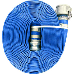 JGB Enterprises - Water & Discharge Hose; Inside Diameter (Inch): 2 ; Color: Blue ; Working Pressure (psi): 80.000 ; Length (Feet): 50 ; Material: PVC - Exact Industrial Supply