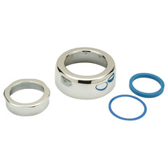 Zurn - Flush Valve/Flushometer Repair Kits & Parts; Type: Spud Assembly ; For Use With: Spud Escutcheon and Coupling Assembly ; Color: Chrome ; Pipe Size: 1 1/4 (Inch) - Exact Industrial Supply