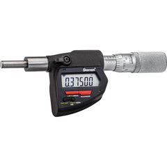 Starrett - Electronic Micrometer Heads; Minimum Measurement (Inch): 0 ; Minimum Measurement (mm): 0 ; Minimum Measurement (Decimal Inch): 0 ; Maximum Measurement (Inch): 2 ; Maximum Measurement (Decimal Inch): 2 ; Maximum Measurement (mm): 50 - Exact Industrial Supply