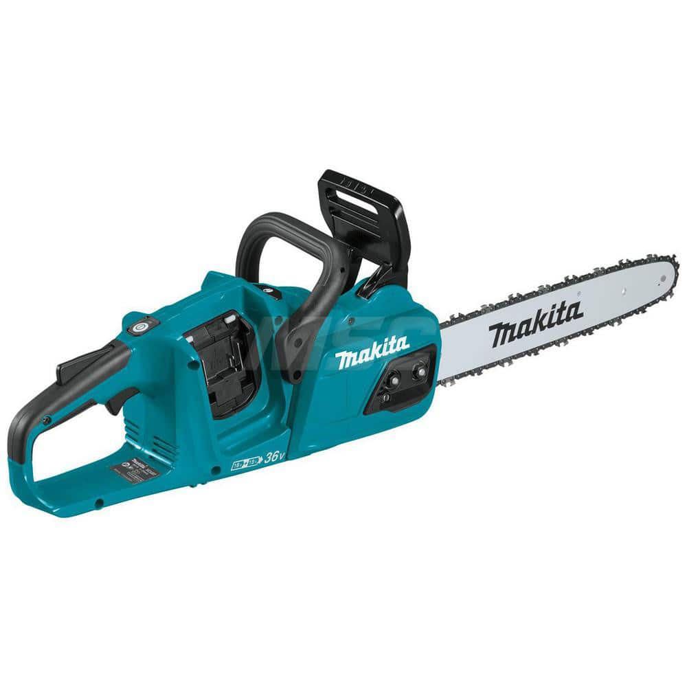 Makita - Chainsaws; Type of Power: Cordless ; Horsepower: N/A ; Speed (RPM): Variable ; Guide Bar Length (Inch): 14 ; Chain Speed: 3940 FPM - Exact Industrial Supply