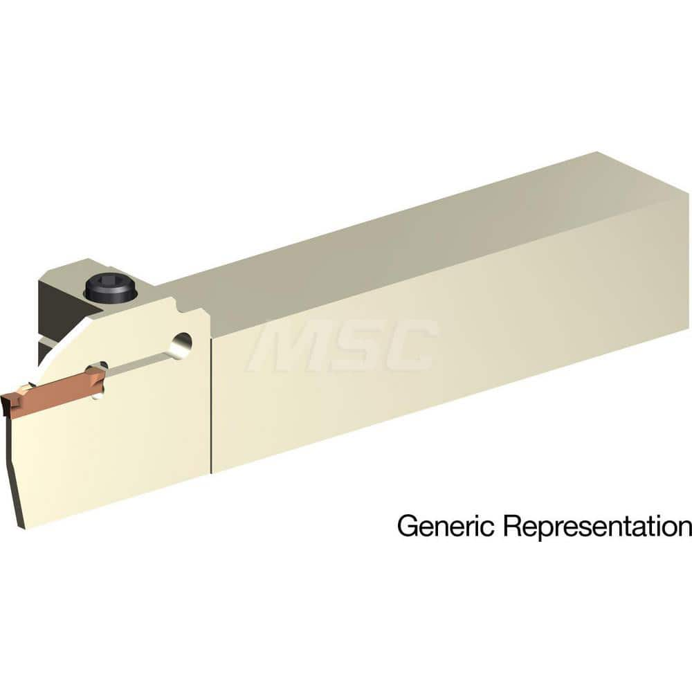 Indexable Cutoff Toolholder: 0.9″ Max Depth of Cut, 1.8″ Max Workpiece Dia, Right Hand 1-1/4″ Shank Height, 1-1/4″ Shank Width, Uses GCMN Inserts, Series GND