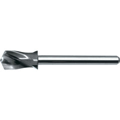 ‎0.1378″ Dia. × 1/8″ Shank × 1/2″ Flute Length × 1-1/2″ OAL, Standard, 130°, Uncoated, 2 Flute, Straight / Cylindrical Solid Carbide Drill - Exact Industrial Supply