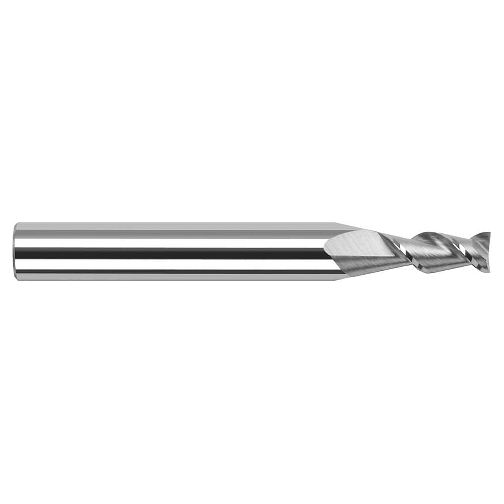 Harvey Tool - Square End Mills; Mill Diameter (Inch): 3/16 ; Mill Diameter (Decimal Inch): 0.1875 ; Length of Cut (Decimal Inch): 0.2850 ; Material: Solid Carbide ; Finish/Coating: Uncoated ; Shank Diameter (Inch): 3/16 - Exact Industrial Supply