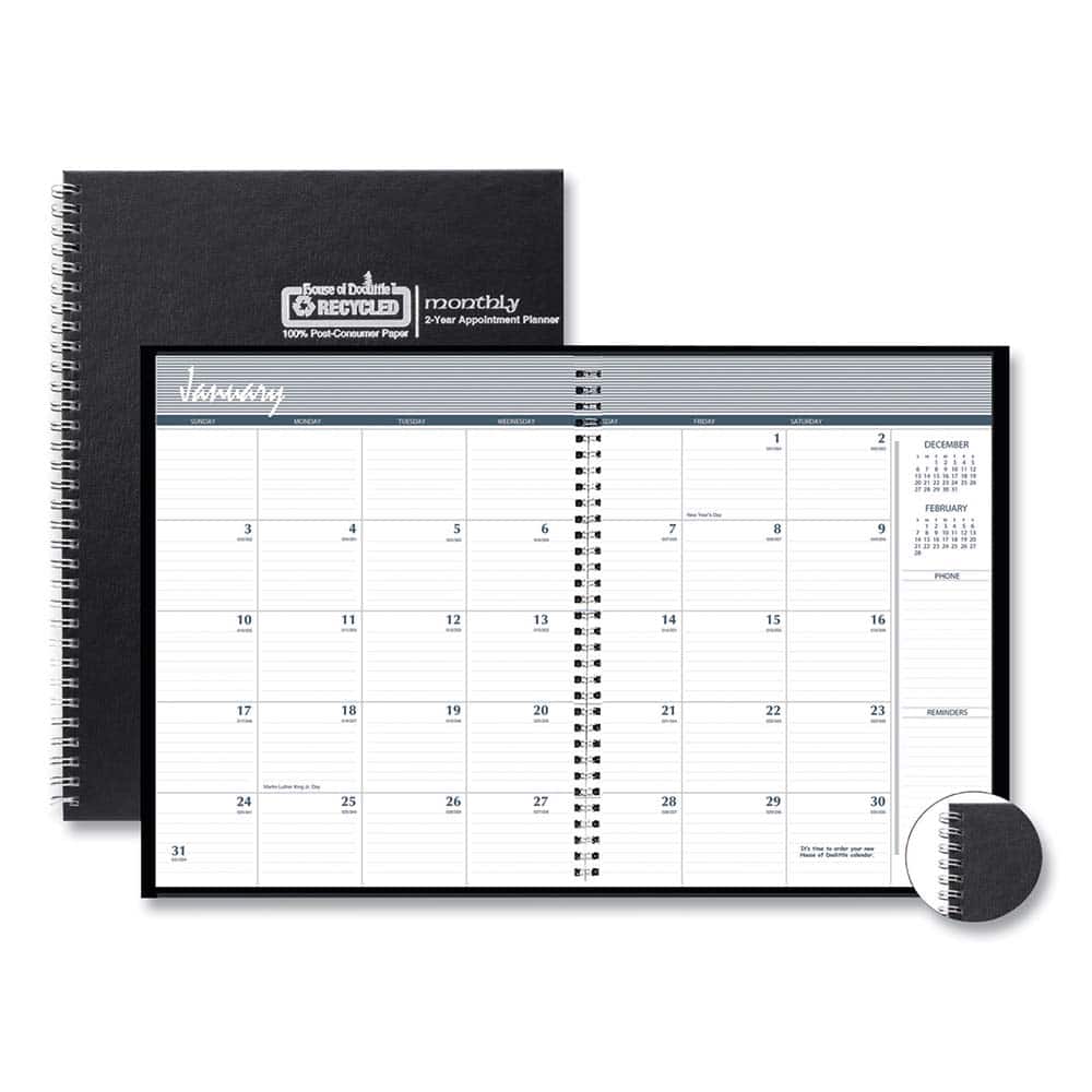 House of Doolittle - Note Pads, Writing Pads & Notebooks Writing Pads & Notebook Type: Appointment Book Size: 8-1/2 X 11 - Americas Industrial Supply