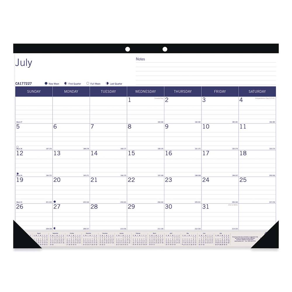 Blueline - Note Pads, Writing Pads & Notebooks Writing Pads & Notebook Type: Desk Pad Size: 22 x 17 - Americas Industrial Supply