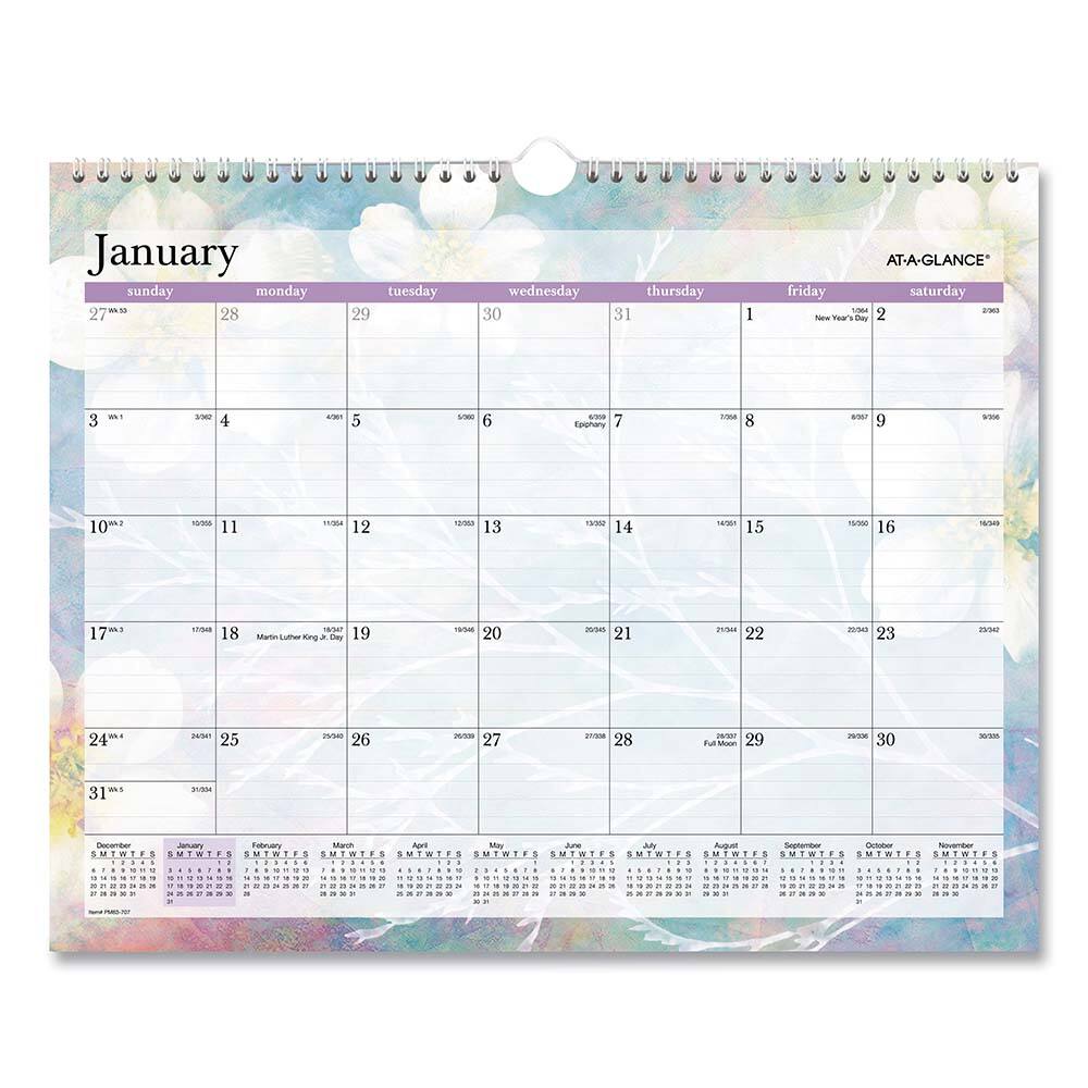 AT-A-GLANCE - Note Pads, Writing Pads & Notebooks Writing Pads & Notebook Type: Wall Calendar Size: 15 x 12 - Americas Industrial Supply