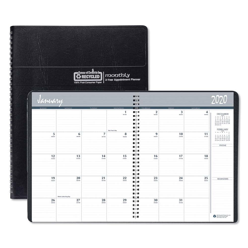 House of Doolittle - Note Pads, Writing Pads & Notebooks Writing Pads & Notebook Type: Appointment Book Size: 6-7/8 x 8-3/4 - Americas Industrial Supply