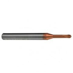 2mmTuffCut DM 2 FL BN ALtima 52 coated CC End Mill4mmNeck lgth - Americas Industrial Supply