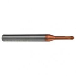 1mmTuffCut DM 2 FL BN ALtima 52 coated CC End Mill4mmNeck lgth - Americas Industrial Supply