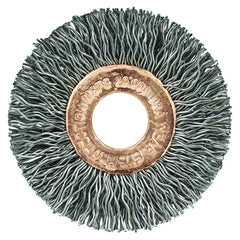 1-1/2″ Small Diameter Crimped Wire Wheel, .008″ Steel Fill, 1/2″ Arbor Hole - Americas Industrial Supply