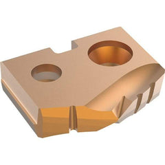 Allied Machine and Engineering - 11mm Diam x 3/32" Thick, Seat Code Y, 132° Included Angle Spade Drill Insert - AM300 Coated, Carbide, Grade K20, Series GEN2 T-A - Americas Industrial Supply