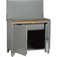 Little Giant - Stationary Workstations Type: Security Workstation Width (Inch): 48 - Americas Industrial Supply