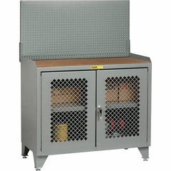 Little Giant - Stationary Workstations Type: Security Workstation Width (Inch): 36 - Americas Industrial Supply