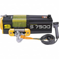 Superwinch - Automotive Winches Type: DC Electric Winch Pull Capacity (Lb.): 7,500 (Pounds) - Americas Industrial Supply