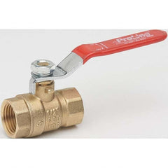 B&K Mueller - Gas Ball Valves Style: Straight w/Side Tap Pipe Size: 3/8 - Americas Industrial Supply