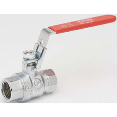 Packing Gland Manual Ball Valve: 3/8″ Pipe, Full Port FNPT x FNPT
