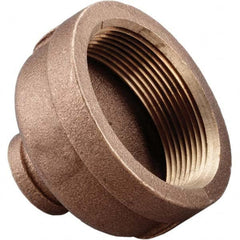 Merit Brass - Brass & Chrome Pipe Fittings Type: Reducing Coupling Fitting Size: 1-1/2 x 1 - Americas Industrial Supply