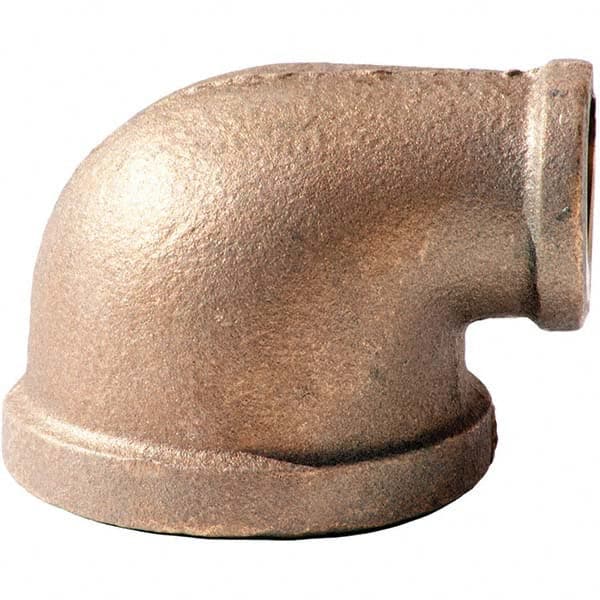 Merit Brass - Brass & Chrome Pipe Fittings Type: Reducing Elbow Fitting Size: 1 x 3/4 - Americas Industrial Supply