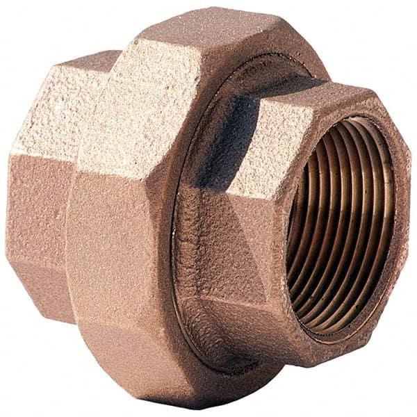 Merit Brass - Brass & Chrome Pipe Fittings Type: Union Fitting Size: 2-1/2 - Americas Industrial Supply