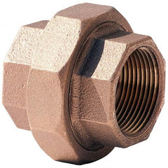 Merit Brass - Brass & Chrome Pipe Fittings Type: Union Fitting Size: 2-1/2 - Americas Industrial Supply