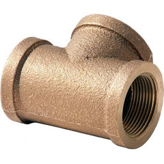 Merit Brass - Brass & Chrome Pipe Fittings Type: Tee Fitting Size: 4 - Americas Industrial Supply