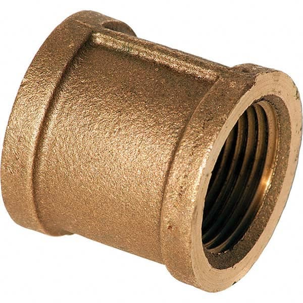 Merit Brass - Brass & Chrome Pipe Fittings Type: Coupling Fitting Size: 4 - Americas Industrial Supply
