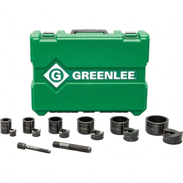 Greenlee - Punch & Driver Kits Tool Type: Knockout Set Punch Shape: Round - Americas Industrial Supply