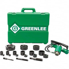 Greenlee - Punch & Driver Kits Tool Type: Knockout Set Punch Shape: Round - Americas Industrial Supply