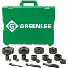 Greenlee - Punch & Driver Kits Tool Type: Knockout Set Punch Shape: Round - Americas Industrial Supply