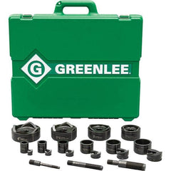 Greenlee - Punch & Driver Kits Tool Type: Knockout Set Punch Shape: Round - Americas Industrial Supply