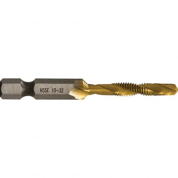 Greenlee - Combination Drill & Tap Sets Minimum Thread Size (Inch): #10-32 Maximum Thread Size (mm): M5x0.80 - Americas Industrial Supply