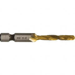 Greenlee - Combination Drill & Tap Sets Minimum Thread Size (Inch): #10-32 Maximum Thread Size (mm): M5x0.80 - Americas Industrial Supply