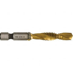 Greenlee - Combination Drill & Tap Sets Minimum Thread Size (Inch): 5/16-18 Maximum Thread Size (mm): M8x1.25 - Americas Industrial Supply