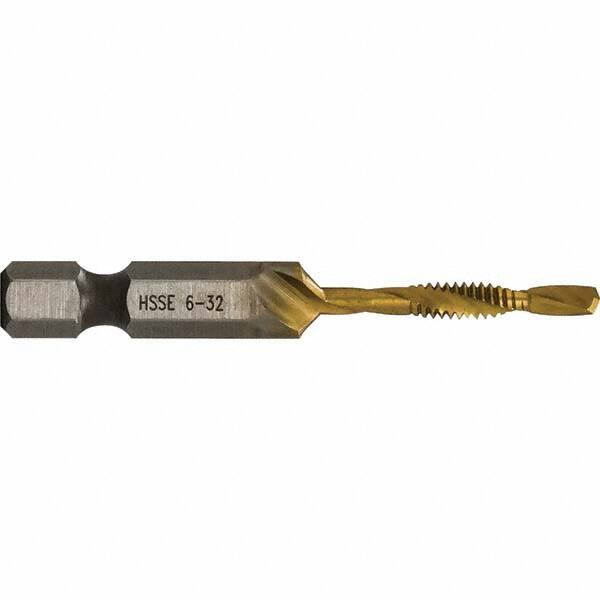 Greenlee - Combination Drill & Tap Sets Minimum Thread Size (Inch): #6-32 Maximum Thread Size (mm): M3.5x0.60 - Americas Industrial Supply