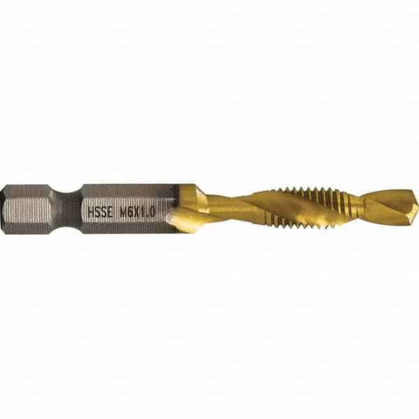 Greenlee - Combination Drill & Tap Sets Minimum Thread Size (mm): M6x1.00 Maximum Thread Size (mm): M6x1.00 - Americas Industrial Supply