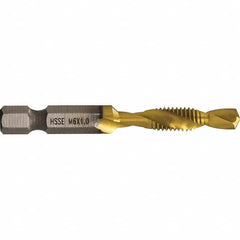 Greenlee - Combination Drill & Tap Sets Minimum Thread Size (mm): M6x1.00 Maximum Thread Size (mm): M6x1.00 - Americas Industrial Supply