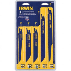 Irwin - Reciprocating Saw Blade Sets Blade Material: Bi-Metal Minimum Blade Length (Inch): 6 - Americas Industrial Supply