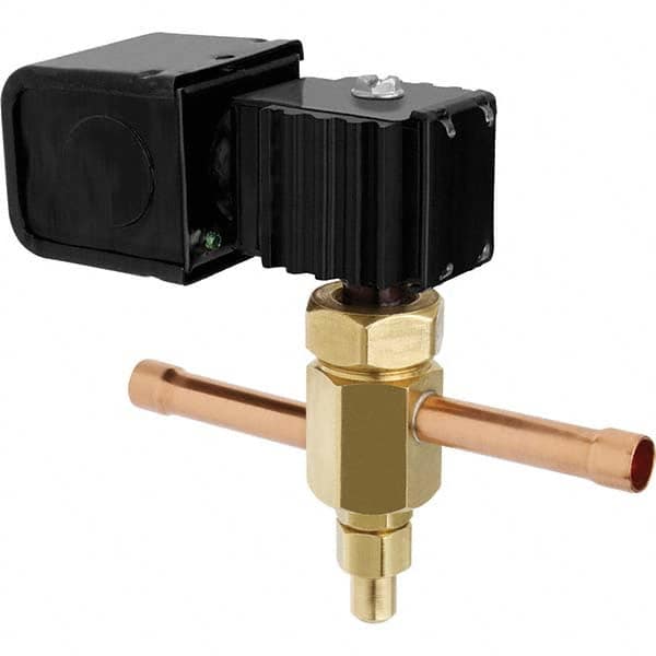 Parker - 3/8" Port Brass Solenoid Solenoid Valve - Americas Industrial Supply