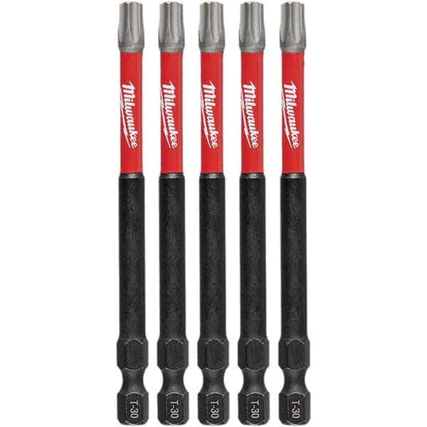 Milwaukee Tool - 1/4" Hex T30 Torx Power Bit - Americas Industrial Supply