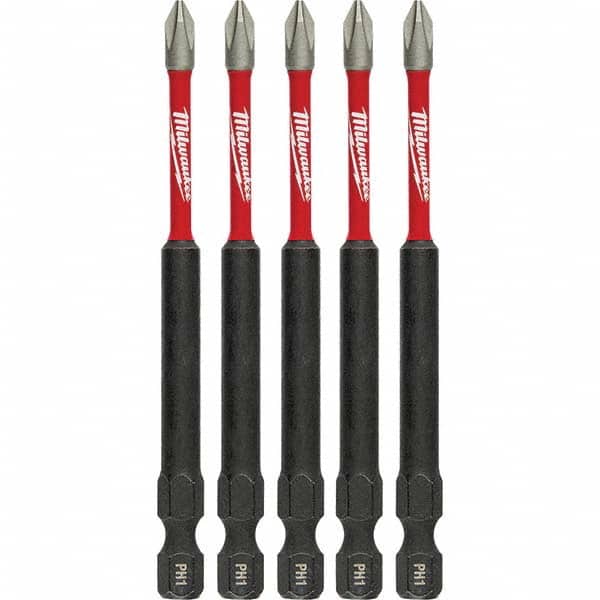 Milwaukee Tool - 1/4" Hex #1 Phillips Impact Ready Bit - Americas Industrial Supply