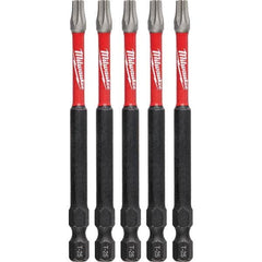 Milwaukee Tool - 1/4" Hex T25 Torx Impact Ready Bit - Americas Industrial Supply