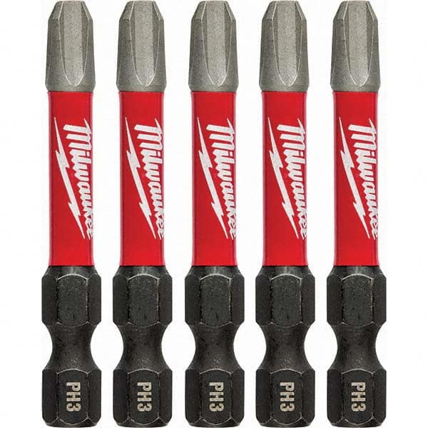 Milwaukee Tool - 1/4" Hex #3 Phillips Impact Ready Bit - Americas Industrial Supply